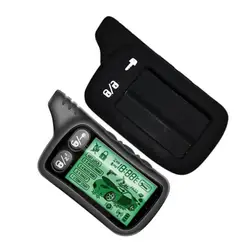 TZ9030 Remote Control + Silicone Key Case For Russia two way car alarm Tomahawk Tz-9030 Keychain Tz-9020 TZ9020 Tz7010 TZ-7010