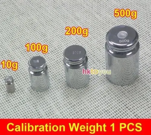 200g 500g Chrome Gram Plating Calibration For Weigh Scale Weight Silver Wholesale