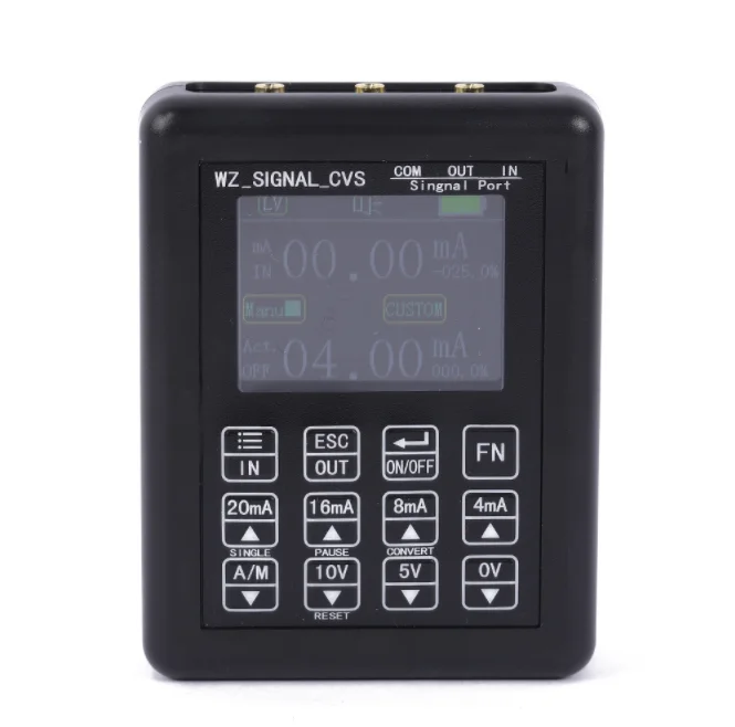 High precision Adjustable Current Voltage Analog Simulator 0-10V 4-20mA Signal Generator Sources transmitter calibrator