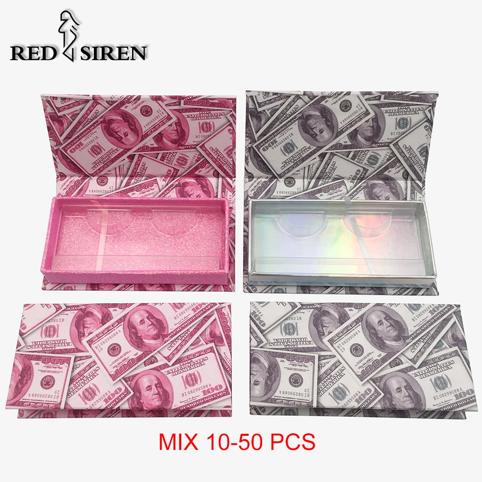 

5-50 pcs Eyelash Packaging Box wholesale Lash Boxes Packaging 25mm 3d Mink Lashes Packaging Empty Eyelashes Case Bulk