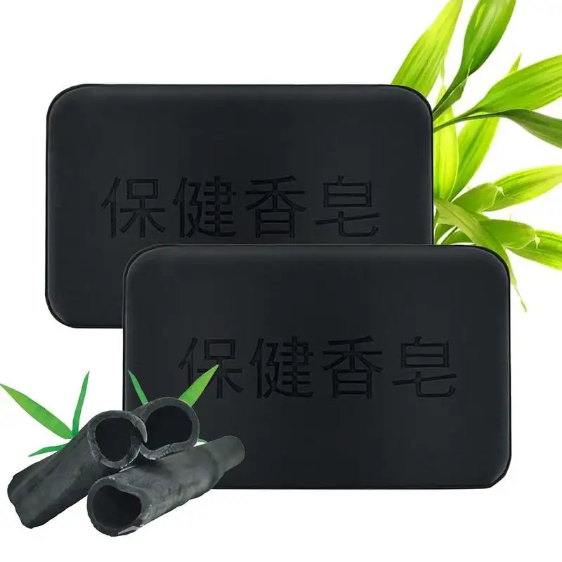 Face Body Healthy handmade Propolis Bamboo Charcoal Soap Personal Care Whitening Rejuvenation Tourmaline Soap For Bath & Shower