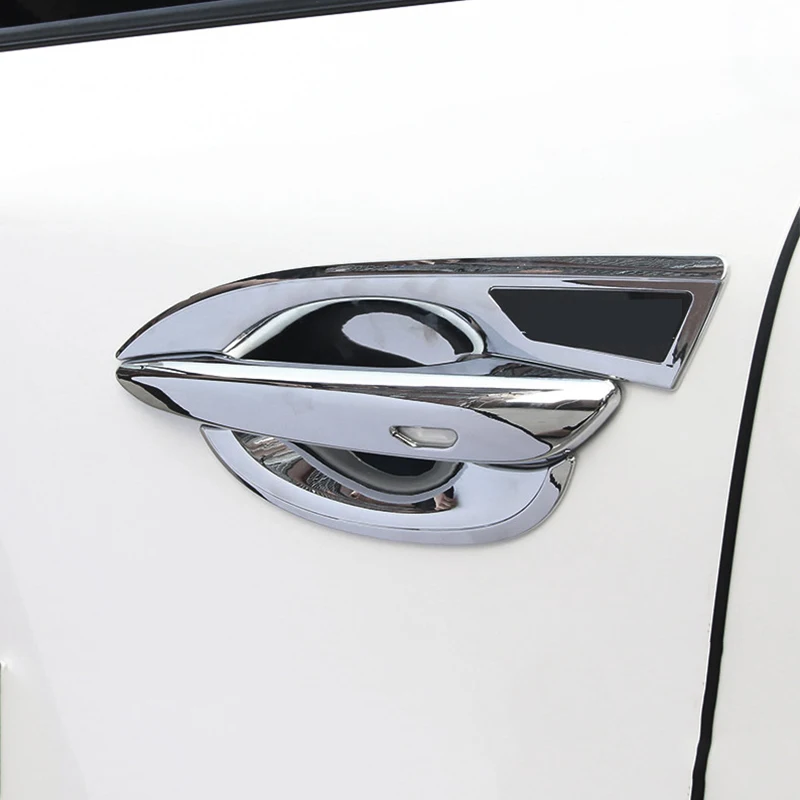 

High Quality For Mazda CX-30 Accessories 2020 2021 ABS Chrome Car Exterior Door Handle Grab Cover Trim Sticker Car styling 4pcs