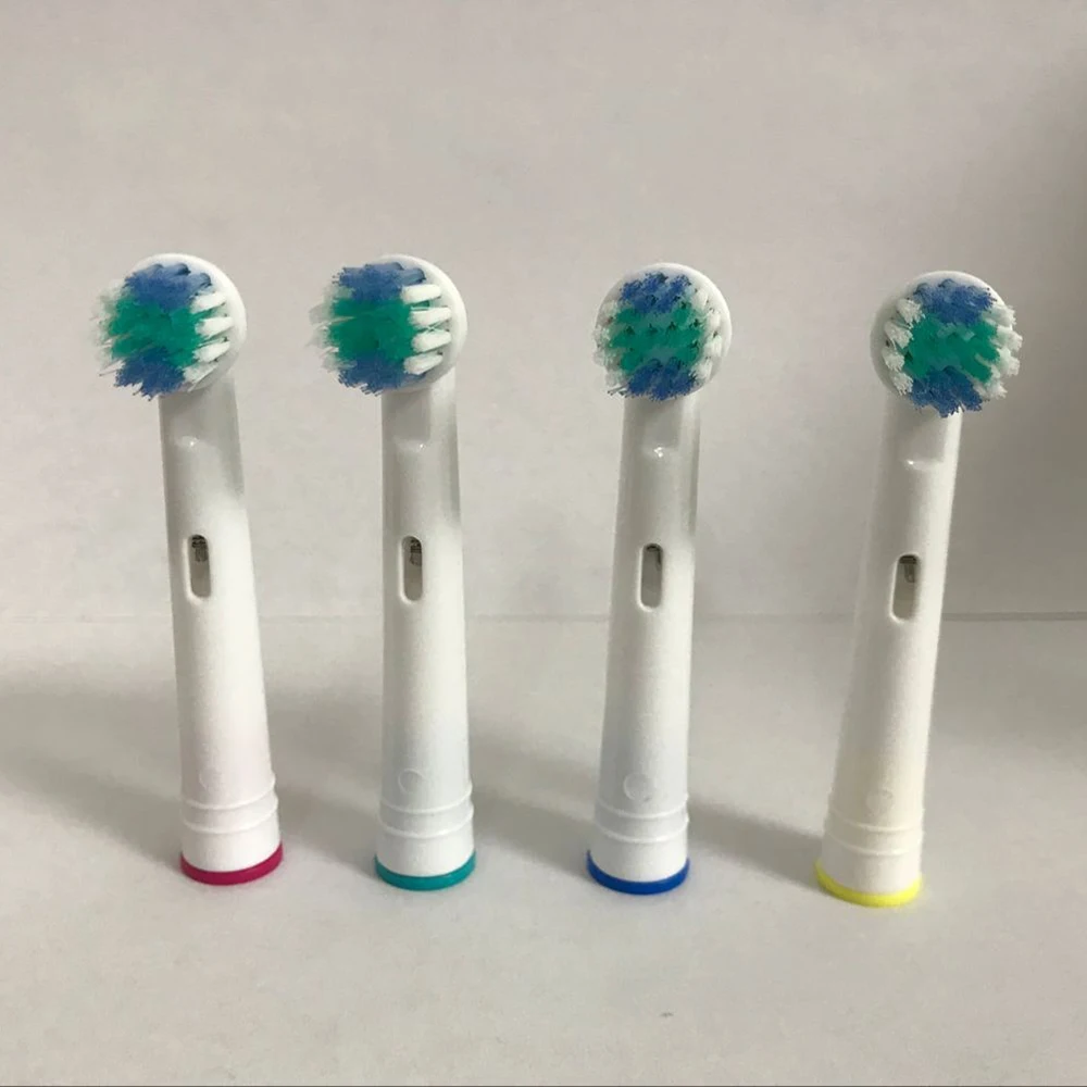 

4pcs Electric Toothbrush Brush Head Rotary Replacement DuPont Hairbrush Head Durable Portable Travel Adult Toothbrush Head