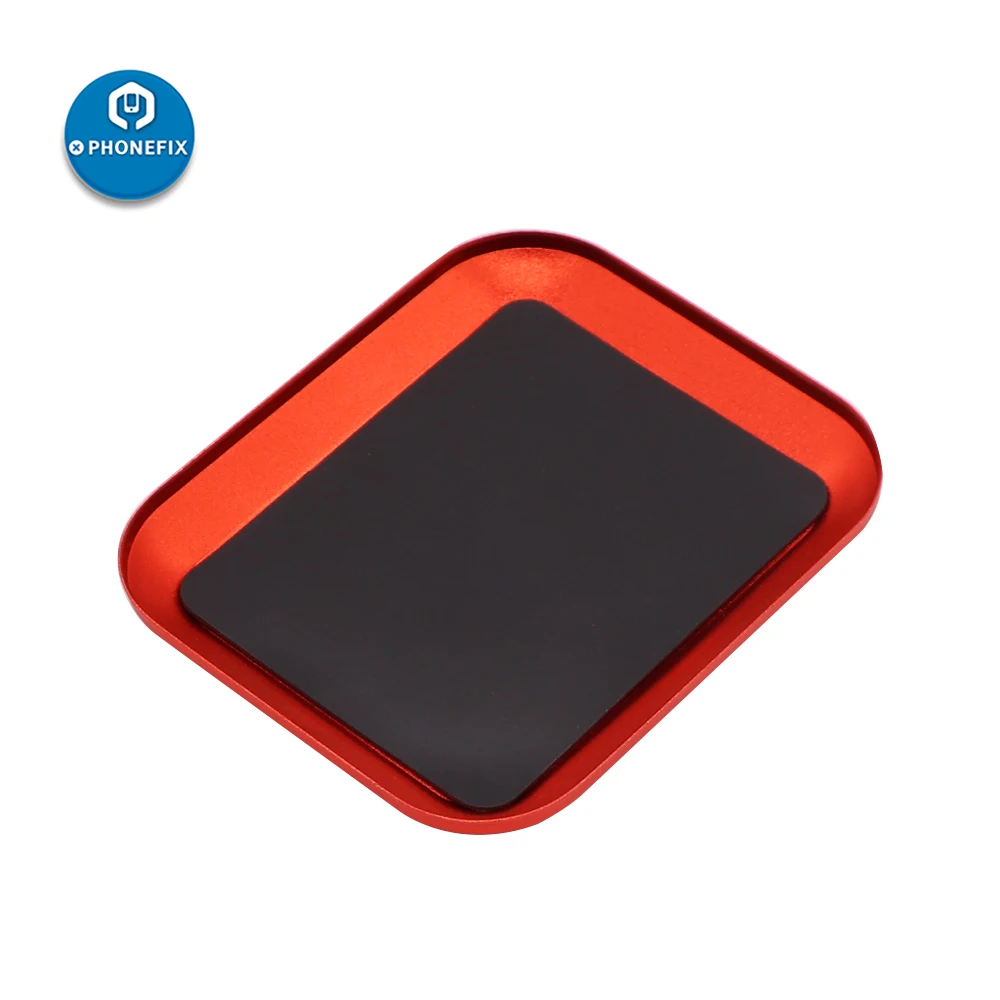 PHONEFIX Vite In Lega di Alluminio Vassoio con Pad Magnetico Giocattoli di RC Supporto Piastra Magnetica per il Modello di RC Strumenti di Riparazione Del Telefono Mobile