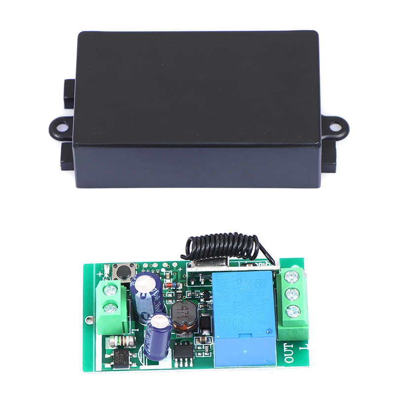 2pcs/set 433MHz AC 110V 220V 1CH Wireless Remote Control Switch Module Receiver RF