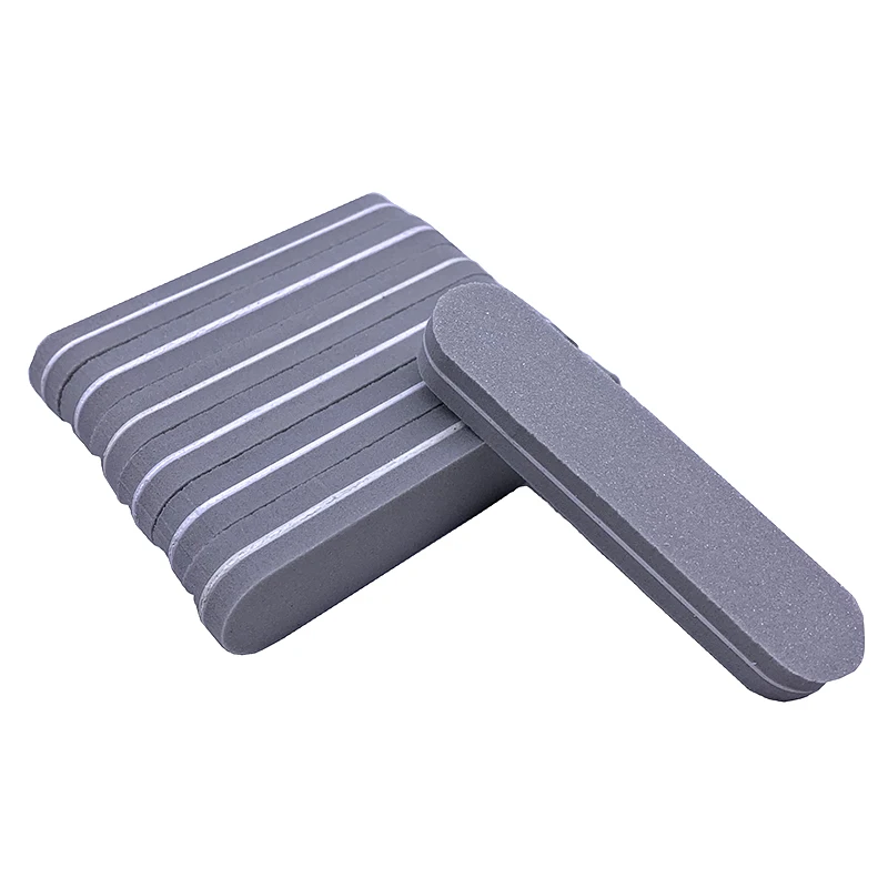 50 Pcs/Lot Portable Nail Buffer File Grey Sandpaper 100/180  Block Emery Board Tips Cuticle Remover Polishing Files Manicure Set