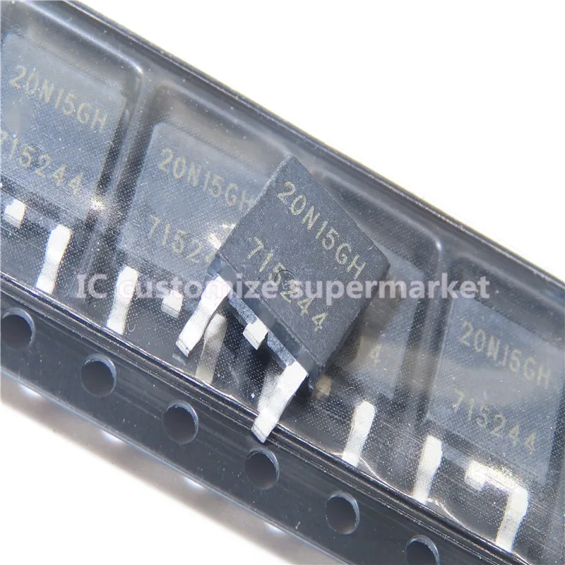 

10PCS/LOT NWE 20N15GH AP20N15GH TO-252 150V 20A SMD Transistor