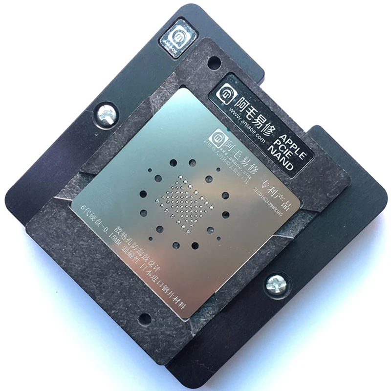 Universal บำรุงรักษาแพลตฟอร์มปลูกดีบุกสุทธิสำหรับ Iphone 5S 6 6P 7 7P 8 8P X Hard Disk NAND PCIE ชิป BGA Repair เครื่องมือ