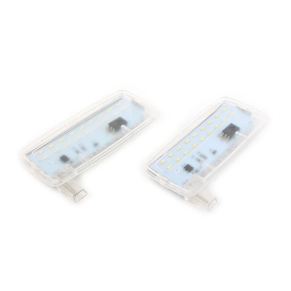 2x Error Free LED SMD Car Vanity Mirror Visor Light For BMW E88 E93 LCI Rolls-Royce RR2 Drophead / RR3 Coupe