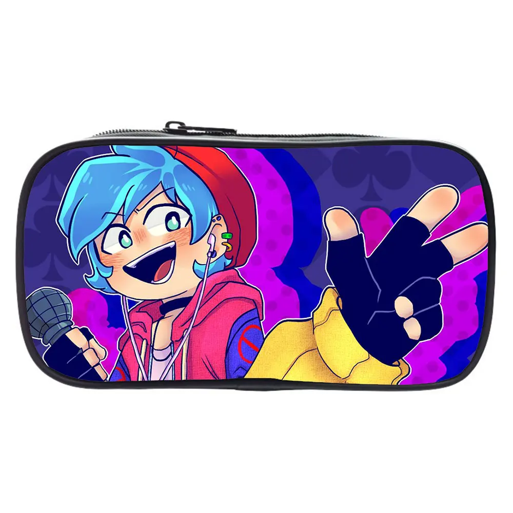 

Friday Night Funkin Pencil Case Anime Pen Bag wallet Large Capacity Students Cartoon Pencil Box Boys Girls School Supplies