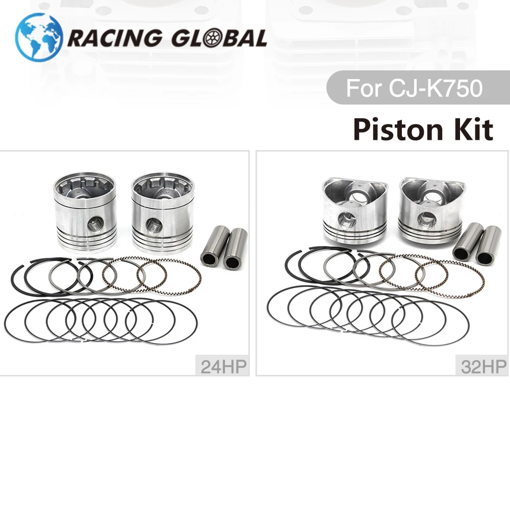 ALCON-Piston Ring For Ural CJ-K750 M72 750cc Engine Pistons With Ring Link 750cc Retro Motor Repair Case For BMW M72 R71/K750