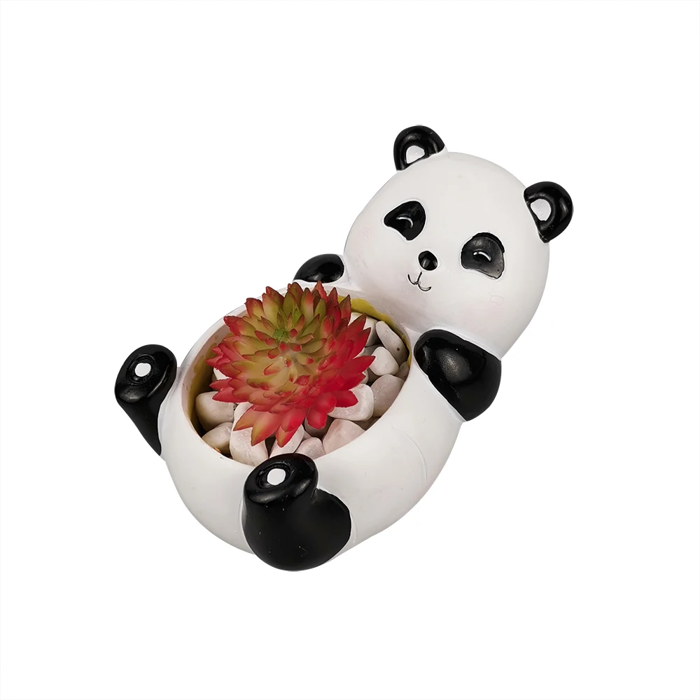 

PRZY 3D Panda Planter Molds Animals silicone Flowerpot Mould Handmade Concrete Plaster Mold Creative Succulent Clay Molds