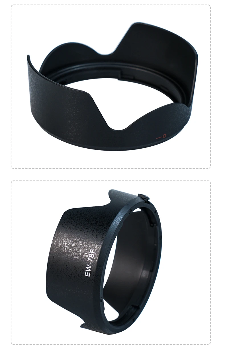 Реверсивный Камера бленда объектива для Canon RF 24-240 мм f/4-6,3 IS USM для CANON Nikon на EOS R титановый Электролитный электрод со случайно выбранным R5 R6 Камера s объект Заменяет Canon EW-78F