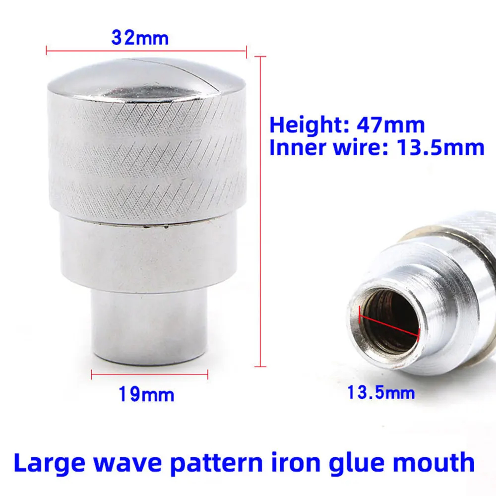10 stücke Pneumatische Klebepistole Düse Zubehör 6/8/10 MM Edelstahl Kleber Düse Weiche & Harte kleber Düse Adapter Set Kleber Düse – Detail 7