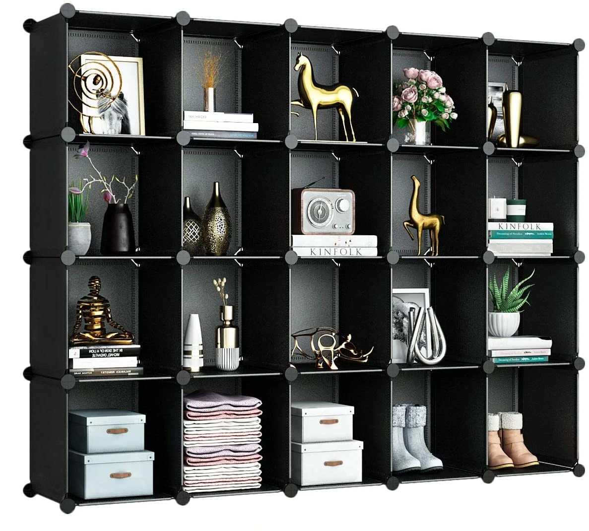 20 Cube Storage Organizer Shelves Unit Closet Cabinet, DIY Modular Book Shelf AU home office storage