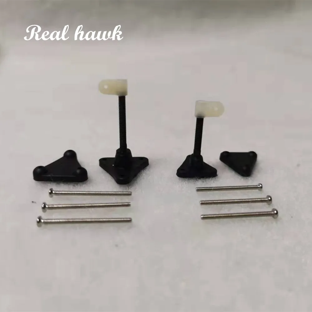 2 Sets Adjustable Control Horns Rudder Angle Rocking Arm Lifting Eye RC Airplanes Parts Electric Planes Foam Model Accessor