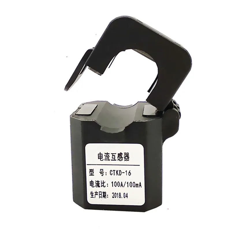 

Split Core Open Type Current Transformer Class 0.5 CT Diameter 16mm 5A-100A / 5mA-100mA Current Transmitter