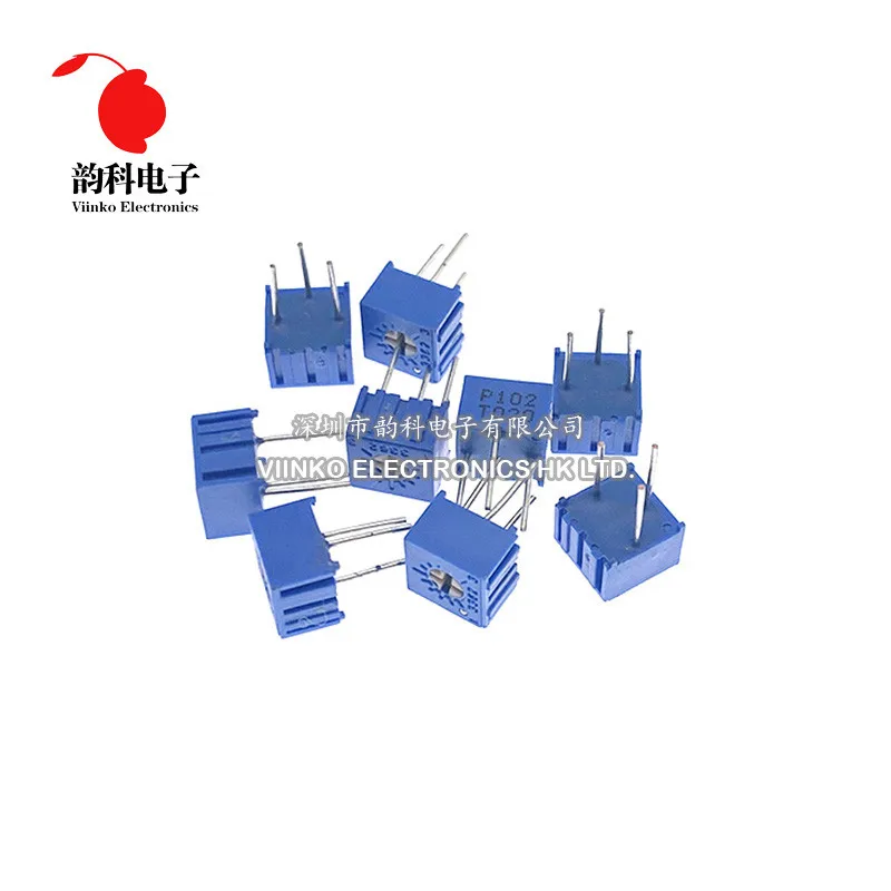 10PCS 3362P-1-103LF 3362P 10K ohm 3362P-1-103 3362P-103 3362 P103 103 Trimpot Trimmer Potentiometer Variable resistor