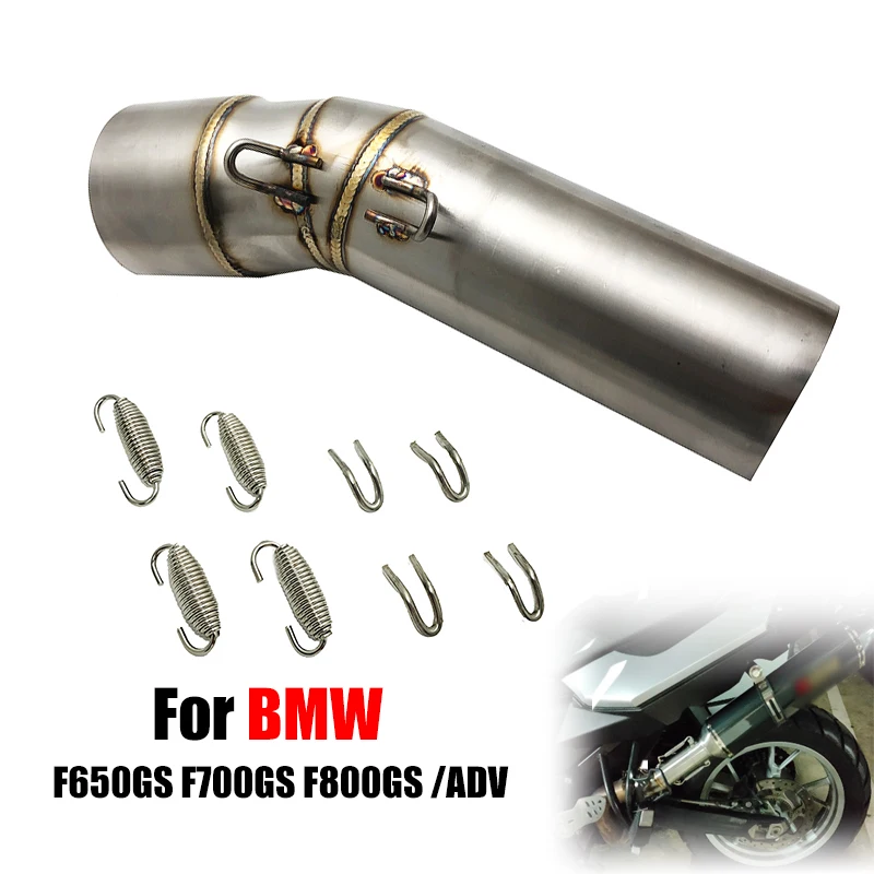 For BMW F800GS 2008-2017/ F650GS 2008-2012/ F700GS 2013-2017/F 800 GS ADV Adventure Motorcycle Exhaust Muffler Middle Link Pipe