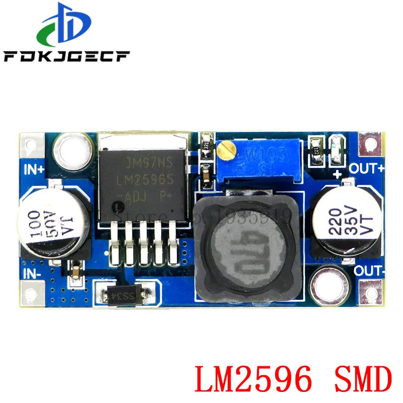 LM2596 LM2596HVS power supply module DC-DC BUCK 3A adjustable buck module regulator ultra LM2596S Step down 24V switch 12V 5V 3V