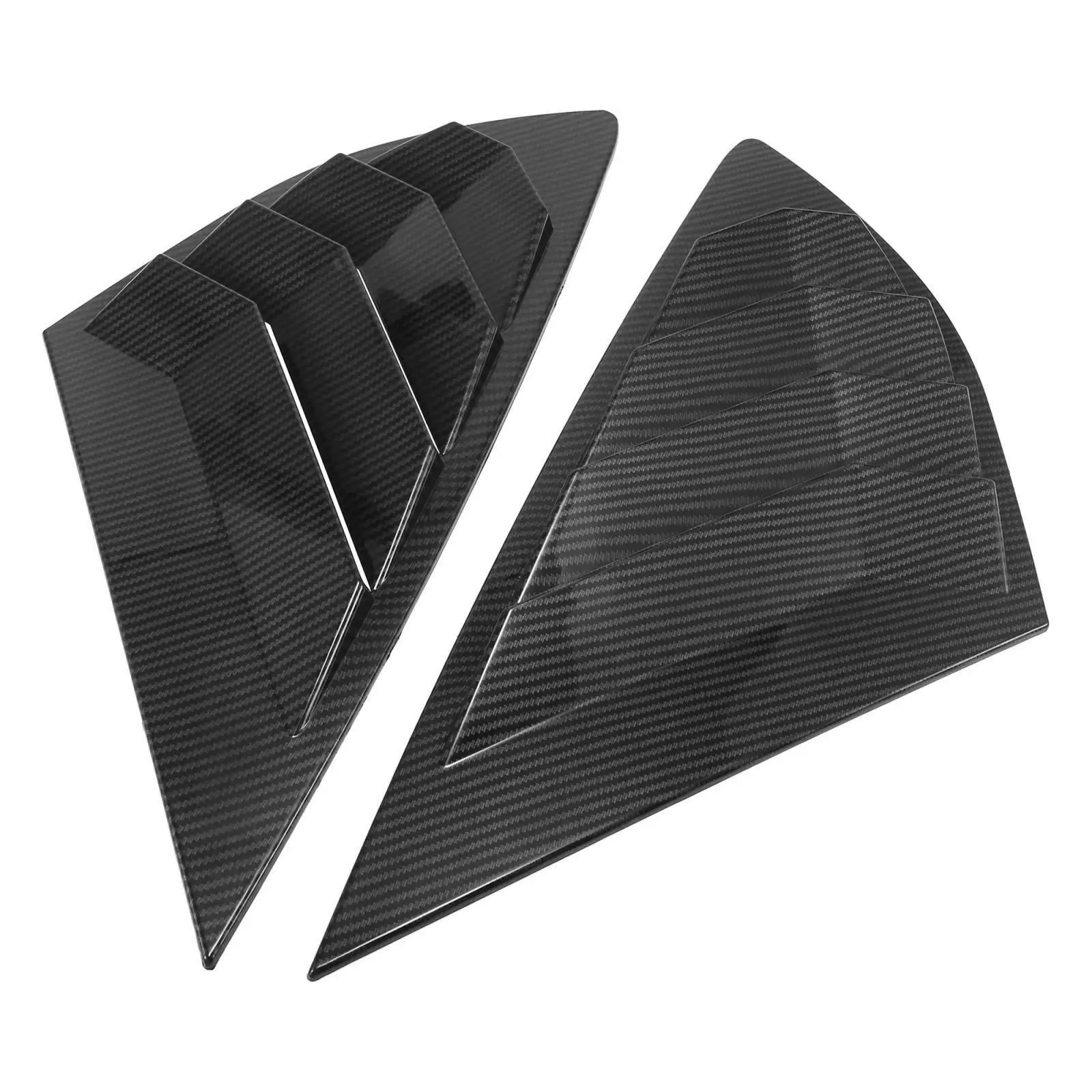 1 Pair Car Rear Side Vent Window Scoop Louvers Shutter Cover For Ford Mondeo Fusion 2013 2014 2015 2016 2017 2018 2019 2020 2021