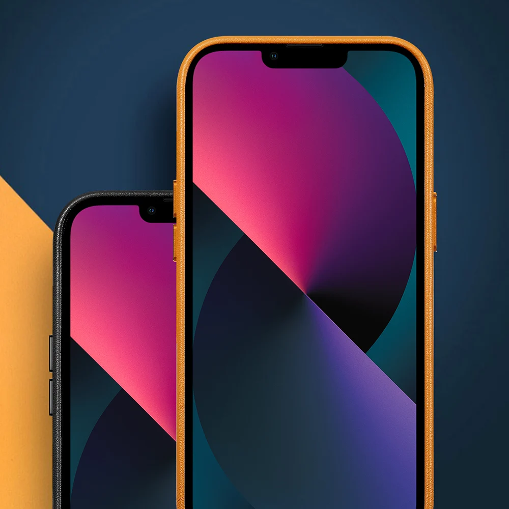 مبيعات التخليص جلد البقر الأصلي لحافظة الهاتف Magsafe آيفون 13 برو ماكس 13 برو 13 غطاء مغناطيسي صغير فاخر