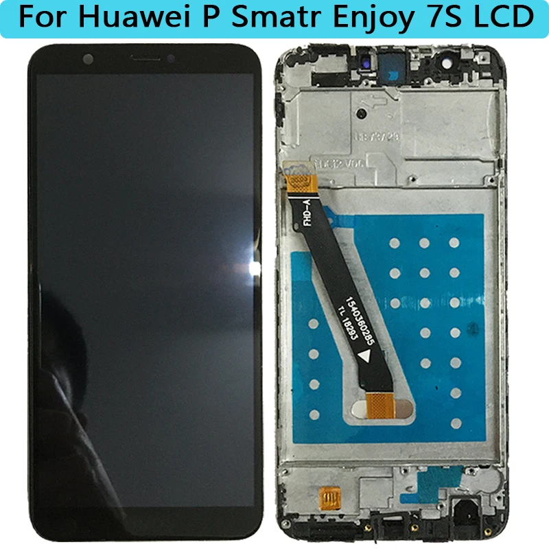 

Оригинальный ЖК-дисплей для HuaWei P Smart, ЖК-дисплей с рамкой, сенсорный экран Enjoy 7S FlG LX1 LX3, ЖК-дисплей, дигитайзер, запчасти в сборе