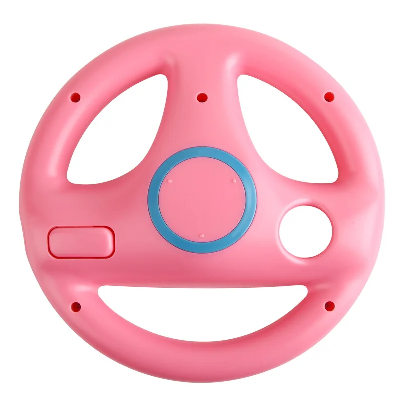 Color Game Racing Steering Wheel for Nintendo Wii Remote Controller Racing Wheel for Wii Kart Racing Games Controller
