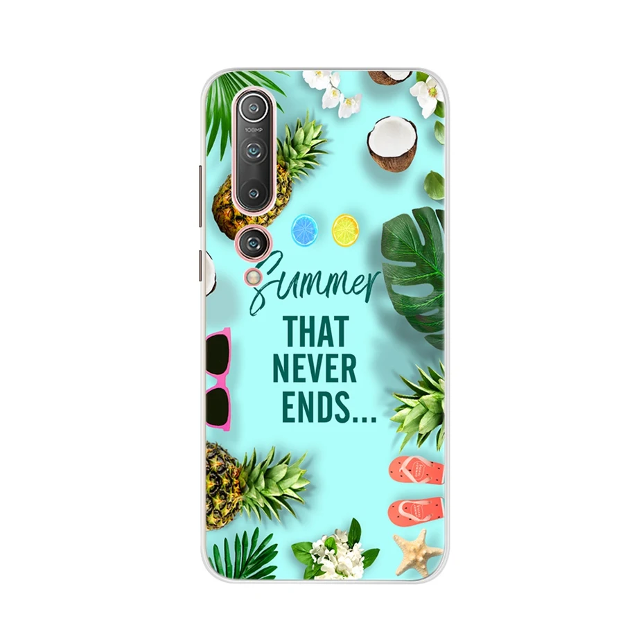 Cool Painted Case For Xiaomi Mi 10 Pro Cover New Fashion Flower Phone Case For Xiaomi Mi10 Mi 10 Pro Soft TPU Fundas Bumper Bags