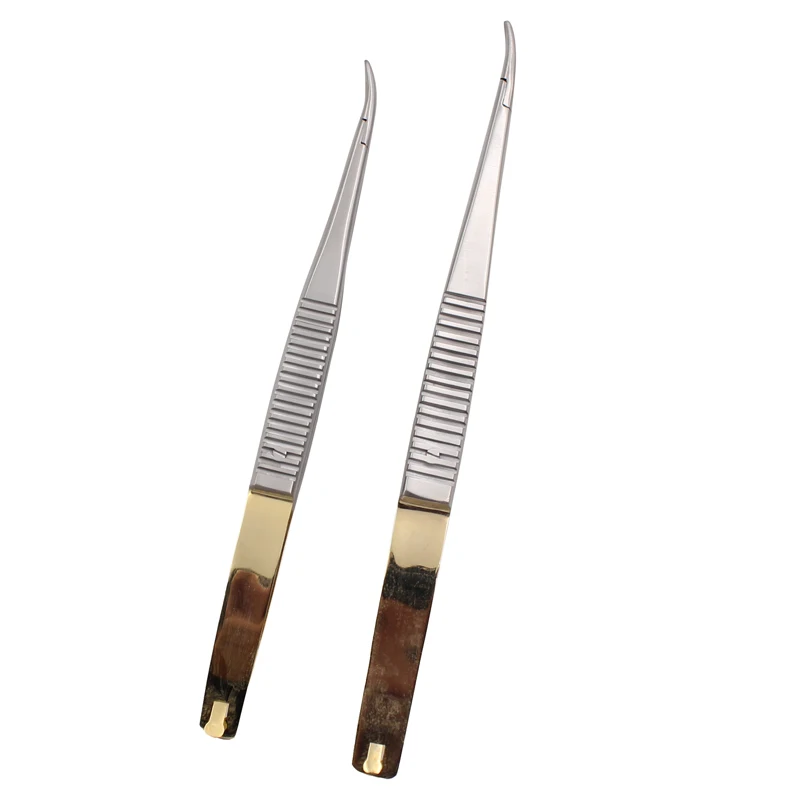 Castroviejo Needle Holder, Implante Ortodôntico Dentário, Material Odontológico, 14cm 16cm