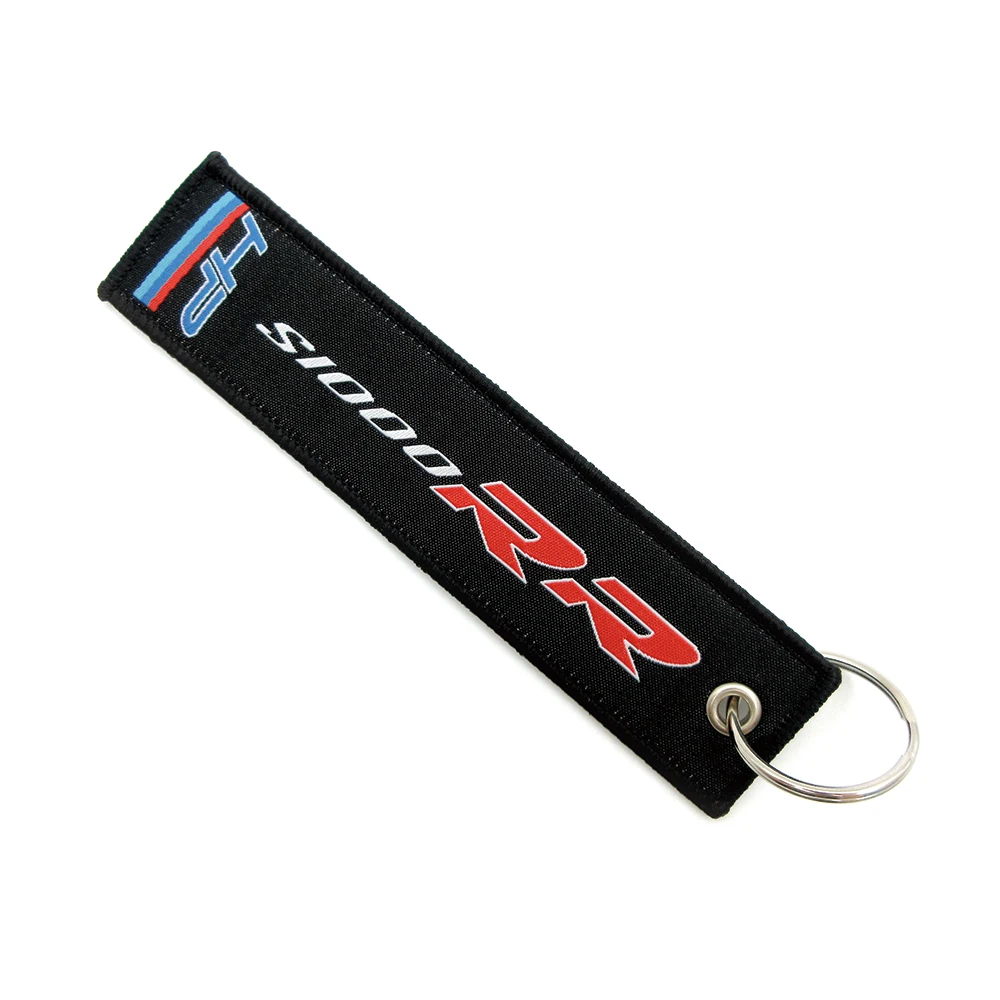 

Motorcycle 3D Badge Keyring Embroidery Key Holder Chain Collection Keychain For BMW S1000RR S1000XR S1000 RR S1000R HP4 Key Ring