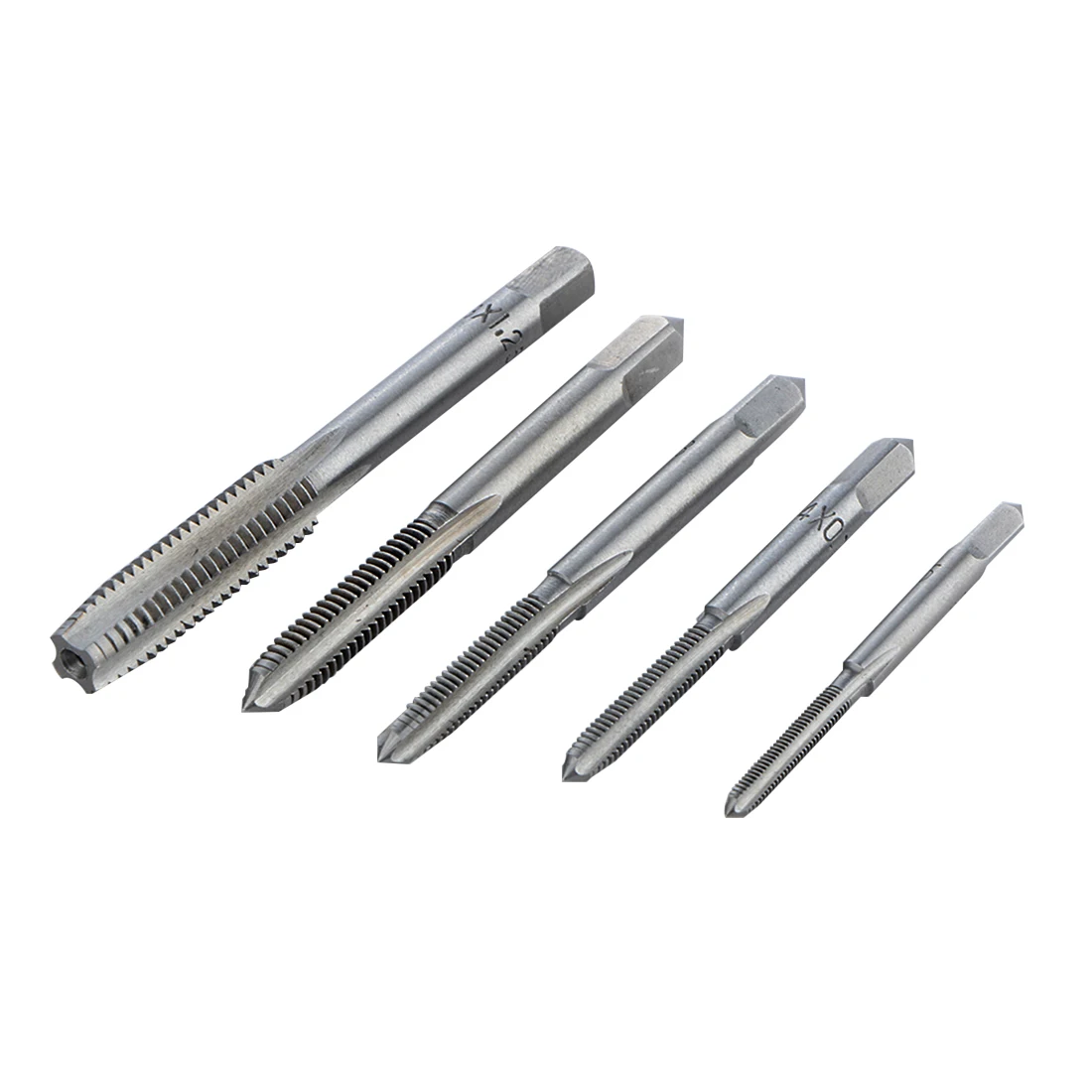 5pcs Hss Machine Screw Thread Metric Plug Tap Screw Taps 3mm 4mm 5mm 6mm 8mm M3-M8 Set Kit Screw Thread Tap Drill