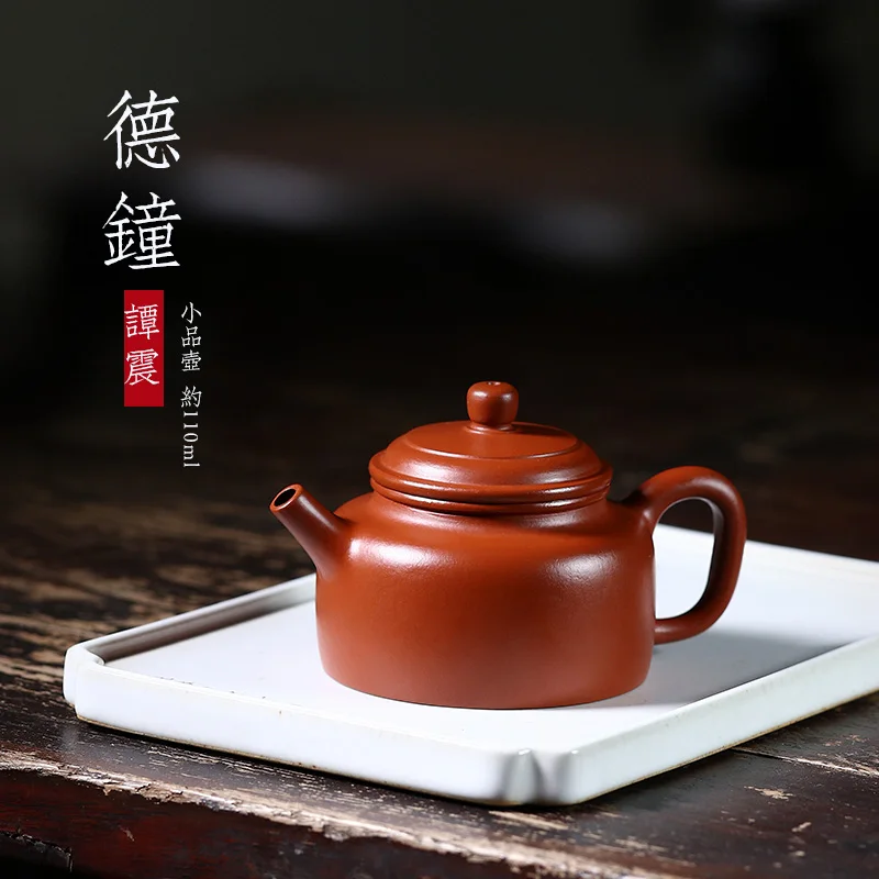 

★of the world are recommended yixing all hand small capacity ore mud household kung fu zhu teapot DE clock single pot