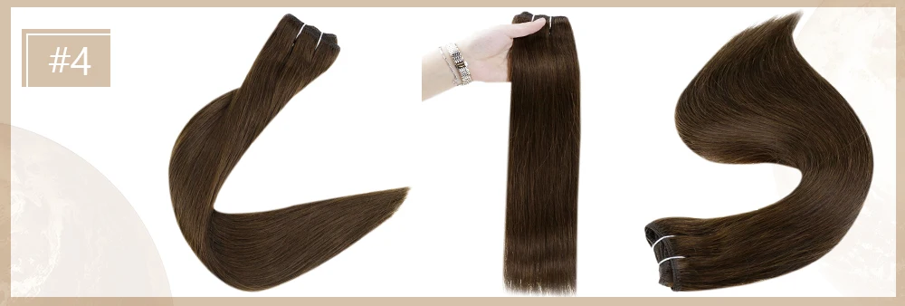 Full Shine Human Hair Weft Extensions Hair Bundles 100g Sew In Silky Straight Remy Skin Double Weft For Salon