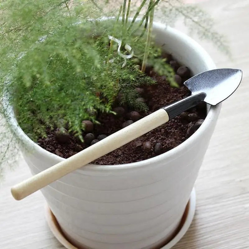 Stainless Steel Home Gardening Tool Set Balcony Home-grown Mini Digging Suits Three-piece Shovel Rake Garden Tools Combination