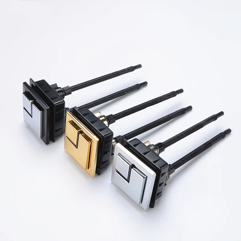 Closestool ปุ่มสแควร์คู่คีย์กดถังน้ำห้องน้ำ Push ปุ่มห้องน้ำที่นั่งวาล์วถังน้ำ,FL21017