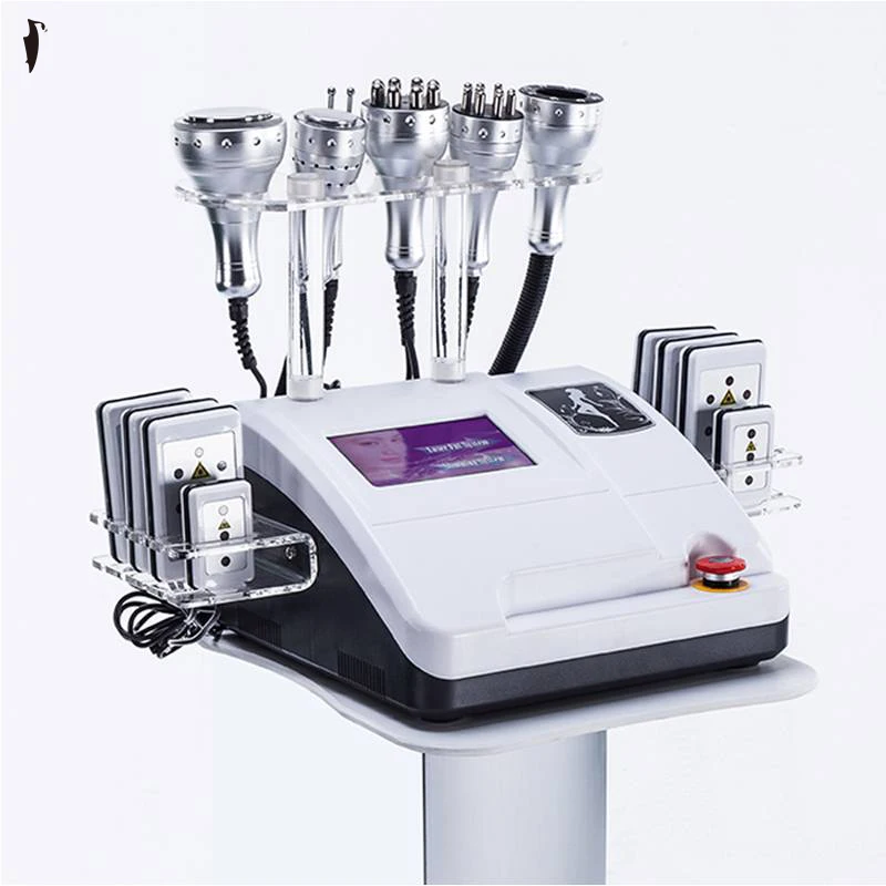 40K Ultrasonic Cellulite Removal Device 8 in 1 Therapy Shape Body Sculpting Slimming Vacuum Cavitation System Machine