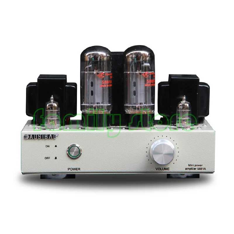 5881A EL34 single-end type A pure tube amplifier，hifi tube power amplifier, output power 6.5W*2，Signal to noise ratio: 89db