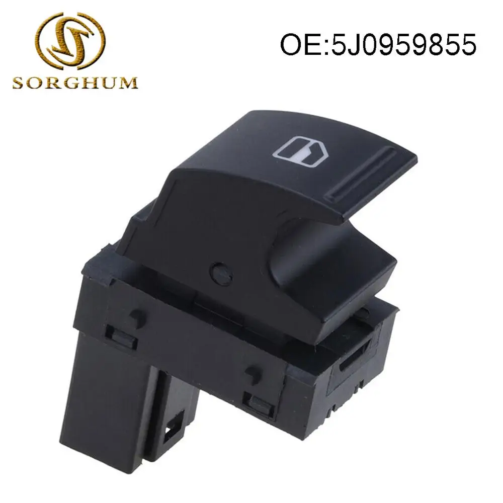 Auto Electric Power Window Control Button Switch 5J0959855 For VW Skoda Fabia Octavia Superb