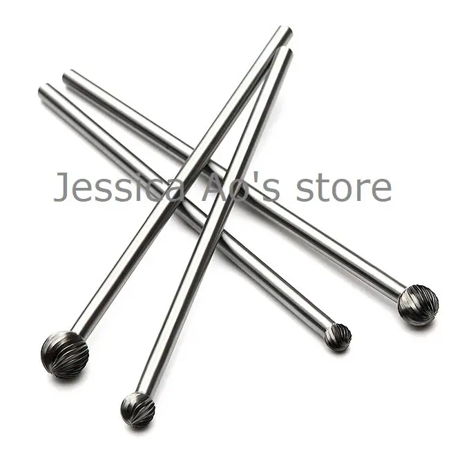 6-16mm 150/200mm Long Shank CNC Metal Milling Cutters Tungsten Steel Grinding Head Carbide Rotary File Carbide Burrs