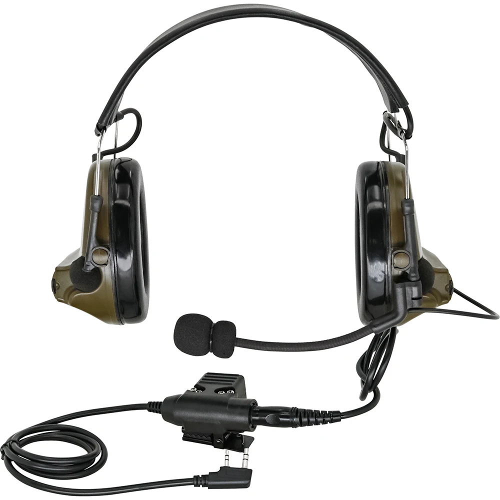 Tactical Airsoft Pickup, Noise Reduction, Shooting Hearing Protection Headphones (FG)