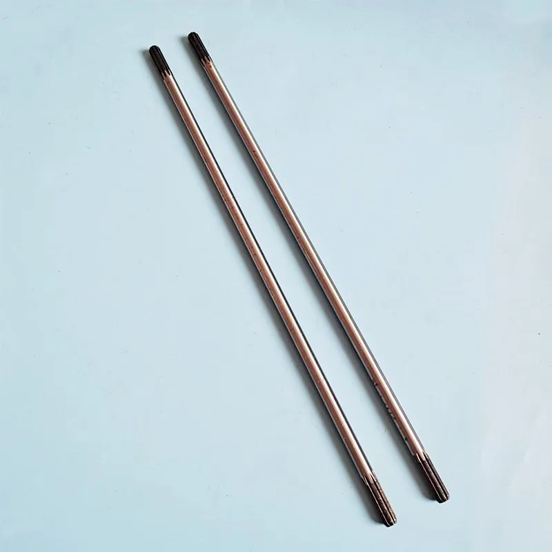 9 teeth 8mm Drive shaft For 26mm tube， Grass trimmer，Manual mini excavator，length 330mm