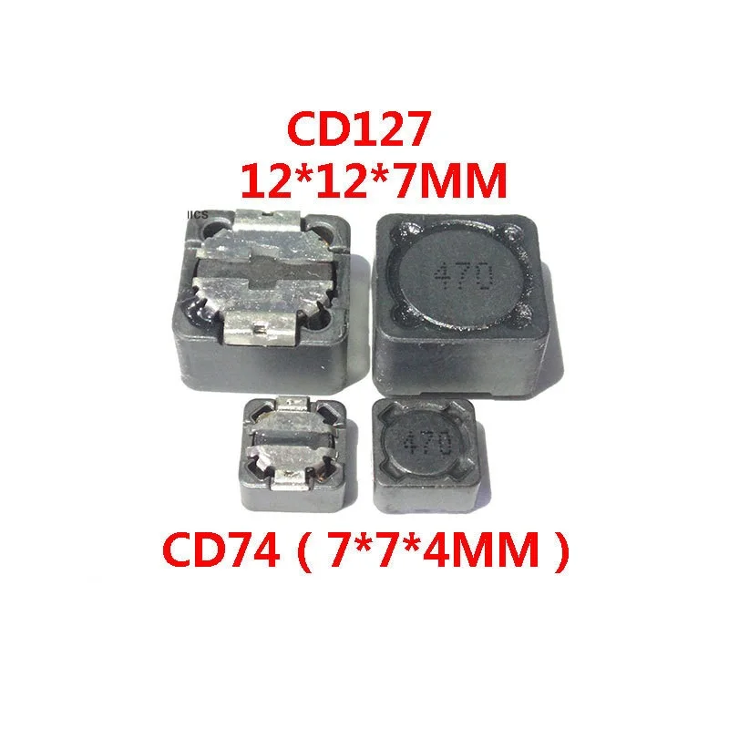 10 قطعة CD32 CD43 CD54 CD75 CD105 CD74R CD104R CD127 SMD صب مغو الطاقة 1UH 2.2/3.3/4.7/6.8/10UH/15/22/33/47/68/100/220UH