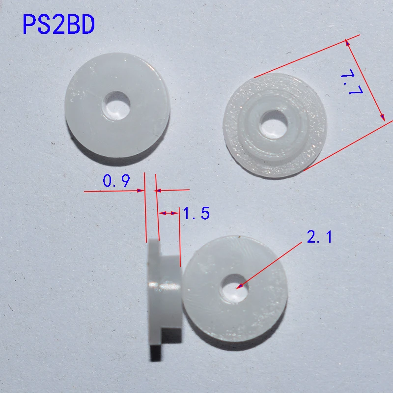 100pcs plastic Bushing axle sleeve rc car robot ship four  six axis aircraft diy toys parts model accessories baby toy for child