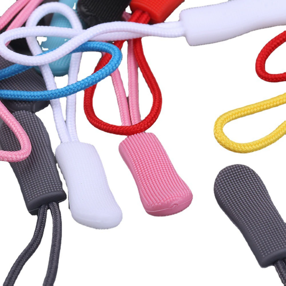 5/10/20pc Zipper Pull Puller End Fit Rope Tag Replacement Clip Broken Buckle Fixer Zip Cord Travel Bag Suitcase Tent BackpackTab