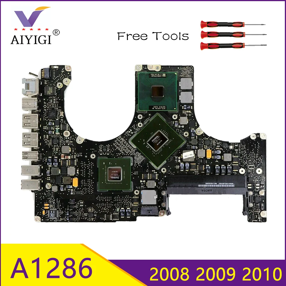 

Оригинальная протестированная материнская плата A1286 820-2330-A/B 820-2330-A/B для MacBook Pro 15 ", материнская плата Core i5 i7 2008 2009 2010 лет