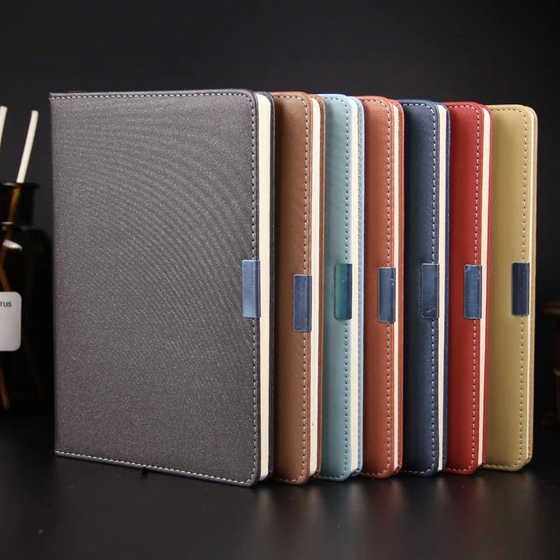 1Pcs Business Super Thick Leather A5 Journal Notebook Daily Business Office Work Notebooks Notepad Diary School Supplies