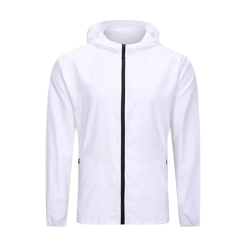 New Wholesale autumn and winter new sports hoodie men quick dry breathable leisure thin outdoor running fitness hooded coat men