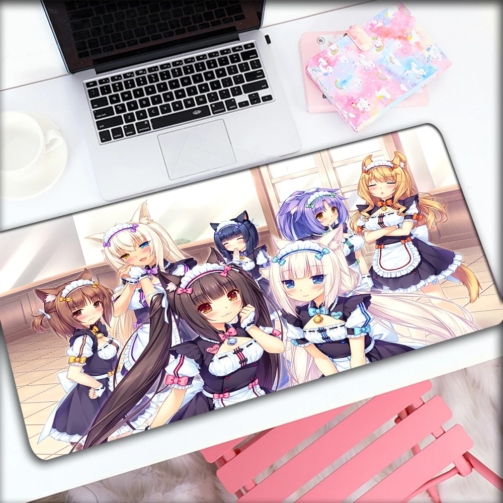 

Japanese Cute Girls Anime Mouse Pad Laptop PC Gamer Carpet Desktop Keyboard Mouse Gaming Accessories Gaming Mouse Pad Deskmats