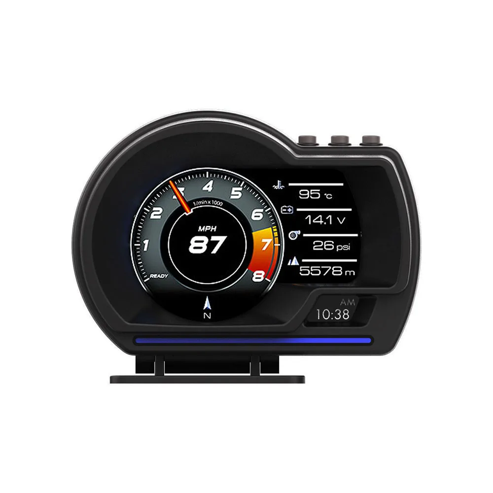 

A501 Newest Head Up Display Gauge Smart OBD2 GPS On-board Computer Speedometer Turbo Coolant Temp Car Electronic Accessories